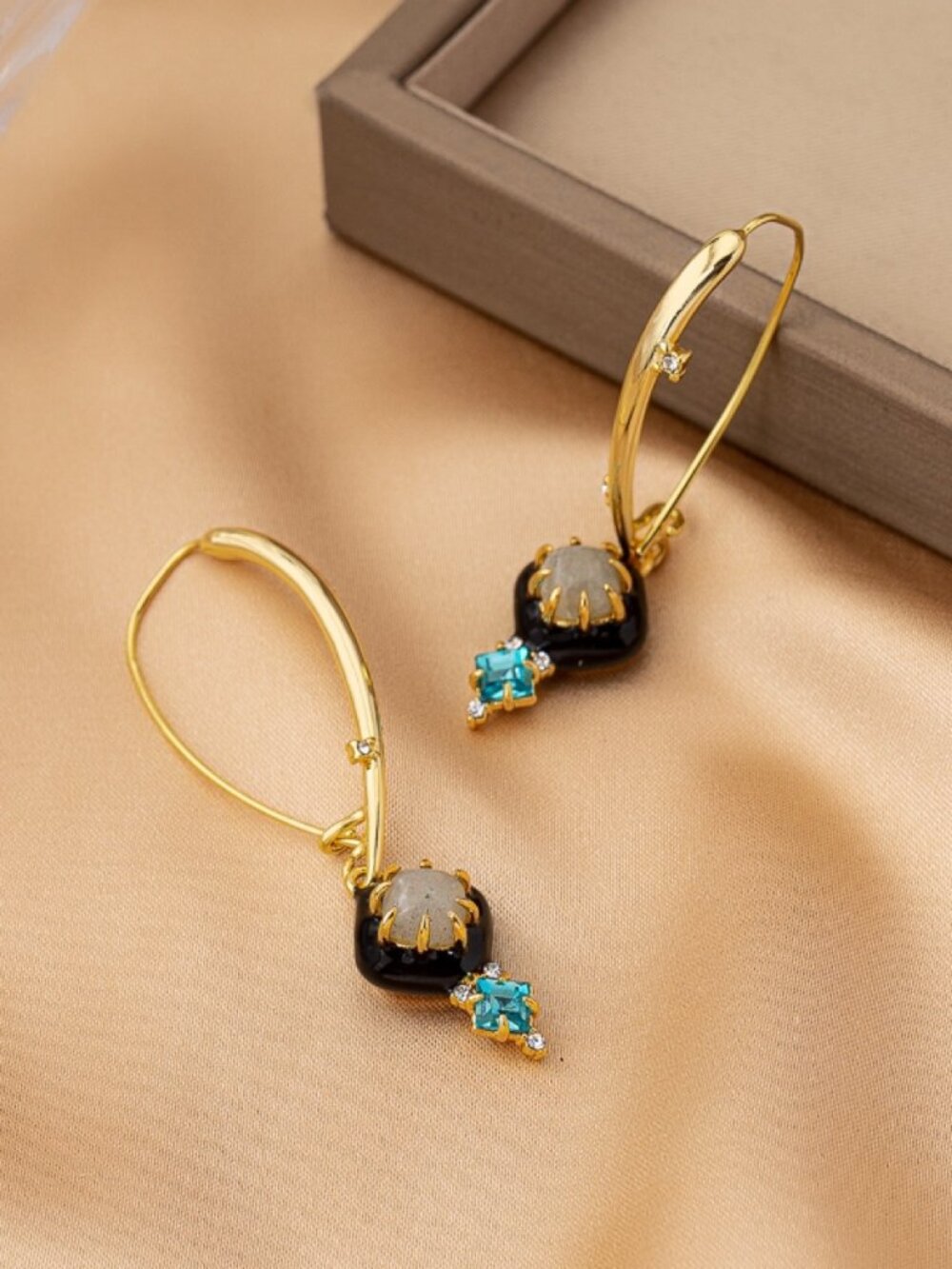 Alexis Bittar Irregular Enamel Earrings